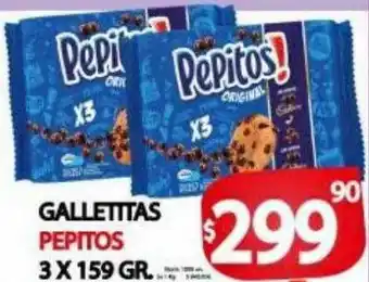 Supermercados Caracol Galletitas Pepitos oferta