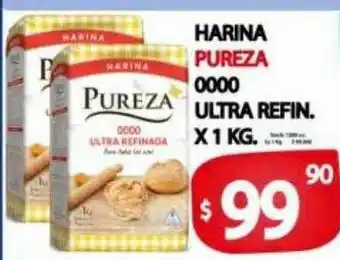 Supermercados Caracol Harina Pureza 0000 Ultra Refin oferta