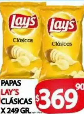 Supermercados Caracol Papas Lay's Clásicas oferta