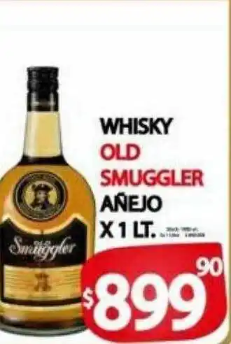 Supermercados Caracol Whisky Old Smuggler Añejo oferta