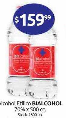 Cordiez Alcohol Etílico Bialcohol 70% oferta