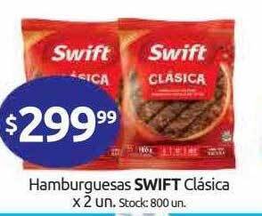 Cordiez Hamburguesas Swift Clásica oferta
