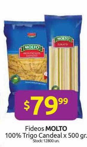 Cordiez Fideos Molto 100% Trigo Candeal oferta
