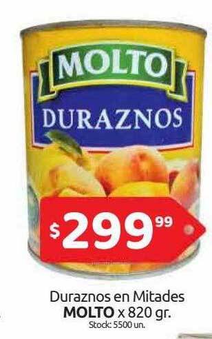 Cordiez Duraznos En Mitades Molto oferta