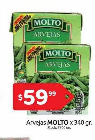 Cordiez Arvejas Molto oferta