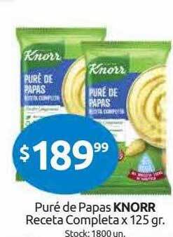 Cordiez Puré De Papas Knorr Receta Completa oferta