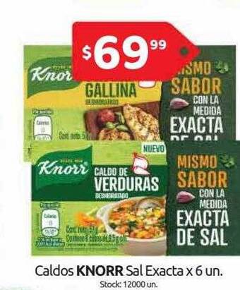 Cordiez Caldos Knorr Sal Exacta oferta
