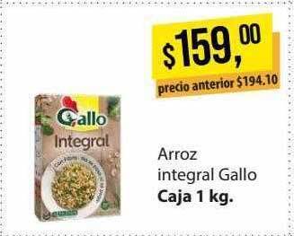 Supermercados Damesco Arroz Integral Gallo oferta