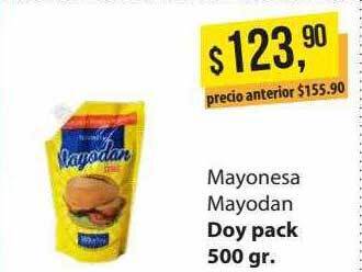 Supermercados Damesco Mayonesa Mayodan Doy Pack oferta