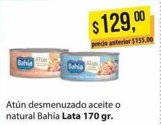 Supermercados Damesco Atún Desmenuzado Aceite O Natural Bahia oferta