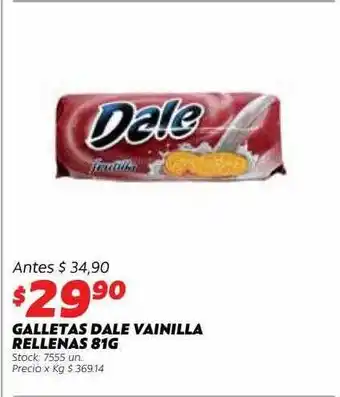 Ferniplast Galletas Dale Vainilla Rellenas oferta