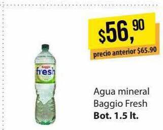 Supermercados Damesco Agua Mineral Baggio Fresh oferta