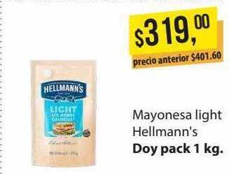 Supermercados Damesco Mayonesa Light Hellmann's oferta