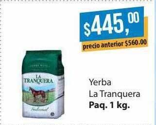 Supermercados Damesco Yerba La Tranquera oferta