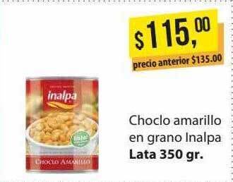 Supermercados Damesco Choclo Amarillo En Grano Inalpa oferta