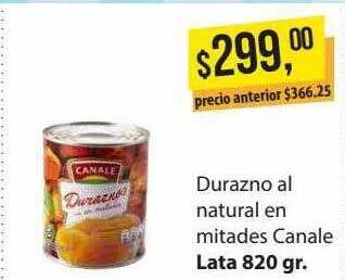 Supermercados Damesco Durazno Al Natural En Mitades Canale oferta