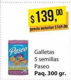 Supermercados Damesco Galletas 5 Semillas Paseo oferta