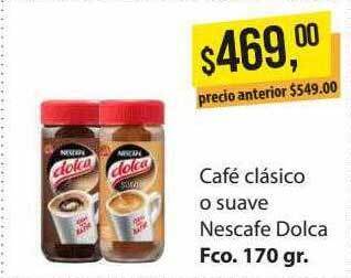 Supermercados Damesco Café Clásico O Suave Nescafe Dolca oferta