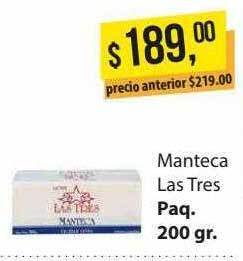 Supermercados Damesco Manteca Las Tres oferta