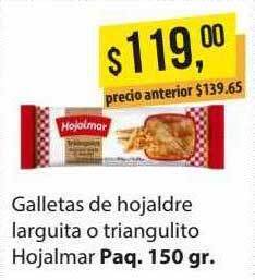 Supermercados Damesco Galletas De Hojaldre Larguita O Triangulito Hojalmar oferta