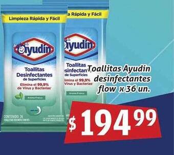 Gomez Pardo Toallitas Ayudín Desinfectantes Flow oferta