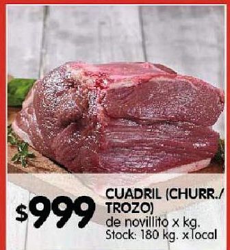 Disco Cuadril de novillito x kg oferta