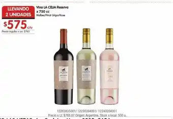 Disco Vino la celia x 750cc oferta