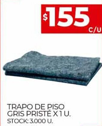 Supermercados DIA Trapo De Piso Gris Pristé x 1 u. oferta