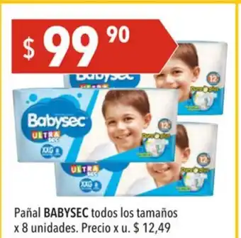 Hergo Babysec Pañal todos los tamaños x 8 unidades oferta