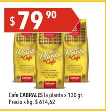 Hergo Cabrales Cafe la planta x 130gr oferta