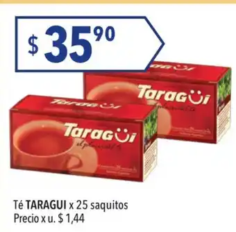 Hergo Te Taragui x 25saq oferta