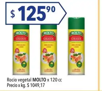 Molto Rocio vegetal x 120cc