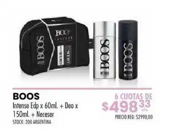 Pigmento Boos Intense Edp X 60 Ml + Deo X 150ml oferta