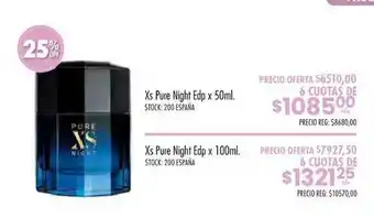 Pigmento Xs Pure Night Edp oferta