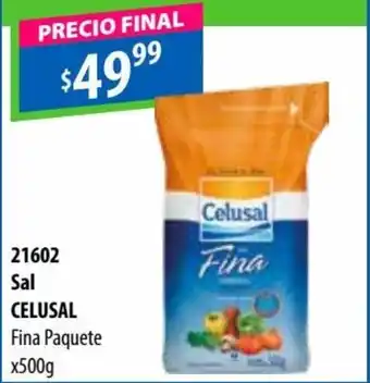 Micropack Celusal Sal Fina Paquete x 500 g oferta