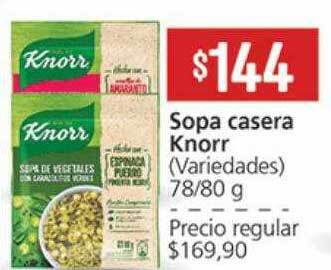 Supermercados Aiello Sopa Casera Knorr oferta