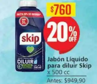 Supermercados Aiello Jabón Líquido Para Diluir Skip oferta