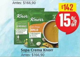 Supermercados Aiello Sopa Crema Knorr oferta