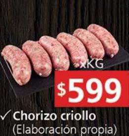 Supermercados Aiello Chorizo Criollo oferta