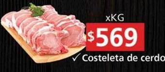 Supermercados Aiello Costeleta De Cerdo oferta