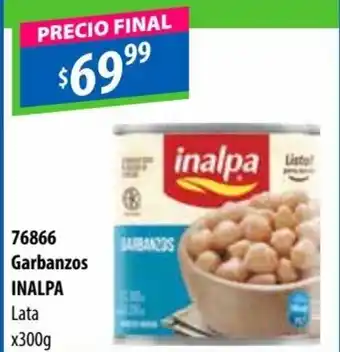 Micropack Inalpa Garbanzos Lata x 300 g oferta