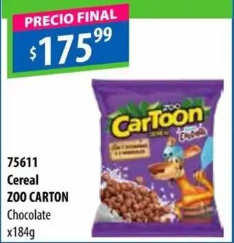 Micropack Zoo Carton Cereal Chocolate x 184 g oferta