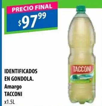 Micropack Tacconi Identificados En Gondola Amargo x 1.5 L oferta