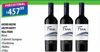 Micropack Fran Vino Blend/Cabernet Sauvignon/Chardonnay/Malbec x 750 cc oferta