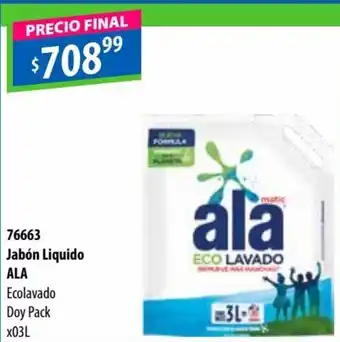 Micropack Ala Jabón Liquido Ecolavado Doy Pack x 03L oferta