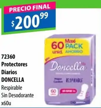Micropack Doncella Protectores Diarios x 60 u oferta