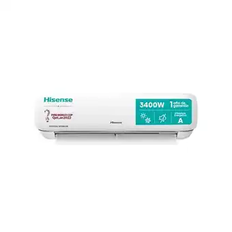 Carrefour Aire acondicionado split hisense frío/calor 3400w as12hr4svrkg03px4 blanco oferta