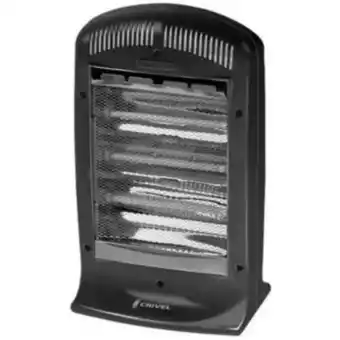 Tevelin Calefactor infrarrojo crivel q-3t 1400 watts negro oferta