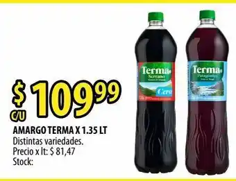 Punto Mayorista Amargo terma x 1,35l oferta