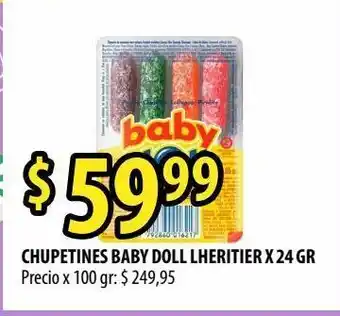 Punto Mayorista Chupetines baby doll lheritier x 24g oferta